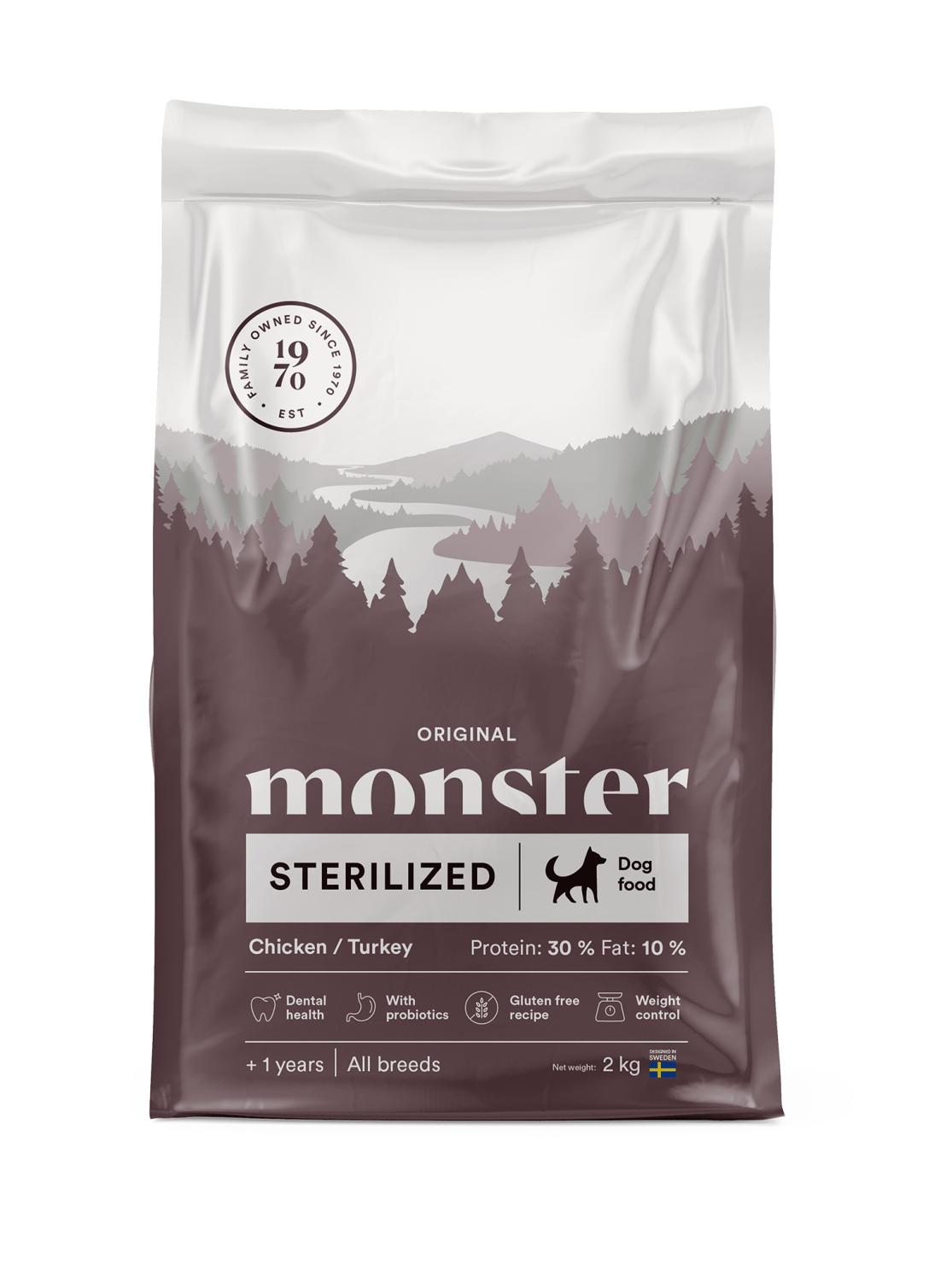 Monster Dog Original Sterilized Chicken/Turkey