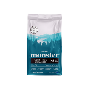 Monster Dog Original Sensitive White Fish Small Bites