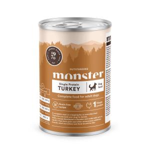 Monster Hund Adult Single Turkey Burk 400g