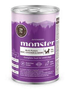 Monster Hund Adult Multi Beef/Chicken/Game Burk 400g