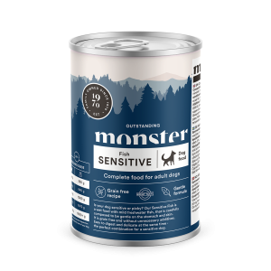 Monster Hund Adult Sensitive Fish Burk 400g