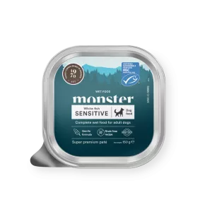 Monster Dog Paté 150g Sensitive White Fish
