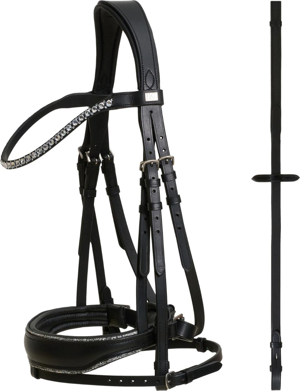 Träns Aachen Cryll 23.2 Kombi Svart Rock Crystal