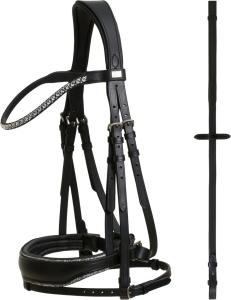 Träns Aachen Cryll 23.2 Kombi Svart Rock Crystal