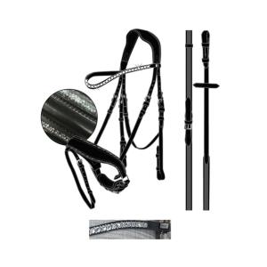 Träns Aachen Cryll 23.2 Kombi Svart Rock Crystal