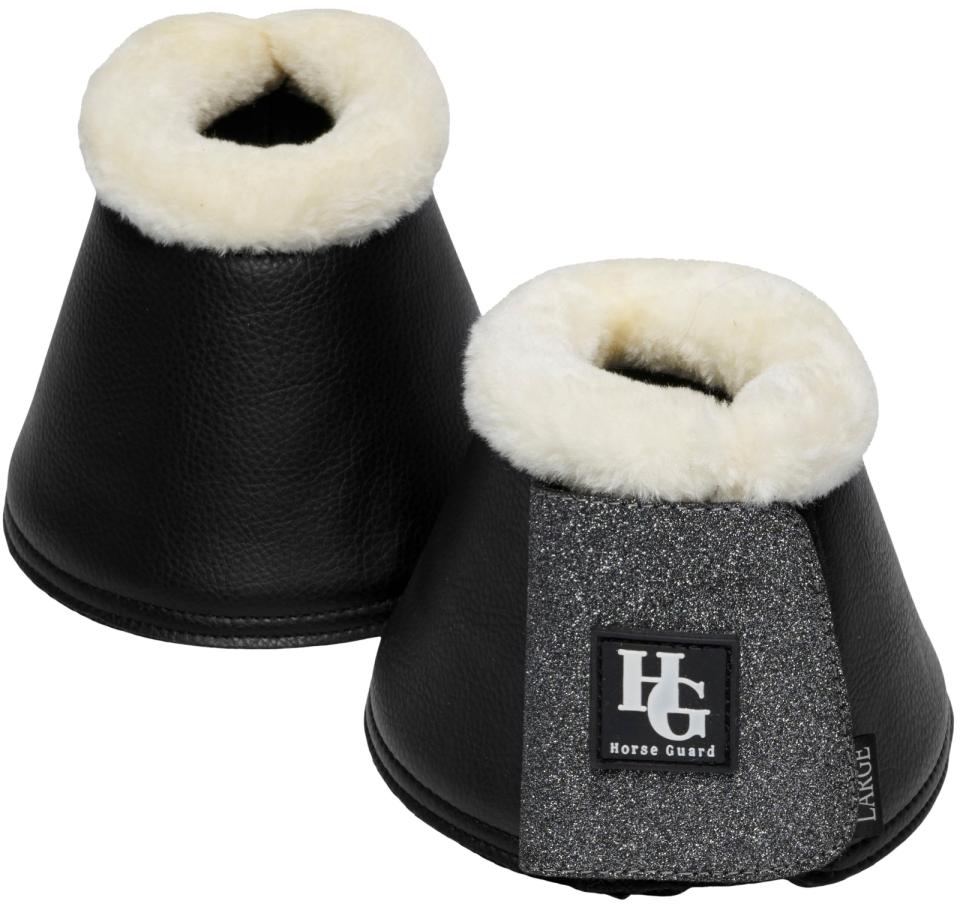 Boots Konstläder/Päls Leela Glitter HG Svart