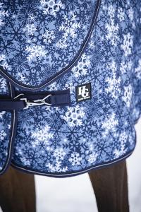 Täcke Snowflake HG 1200D 200g + Hals Navy
