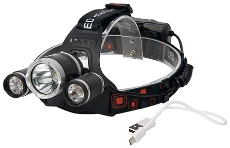 Pannlampa Uppladningsbar 300 Lumen