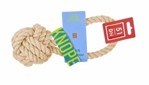 Hundleksak 51 DN Knut Monkey Loop Beige 37cm