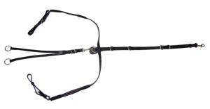 Förbygel Med Resår + Martingal, Brun/Mässing