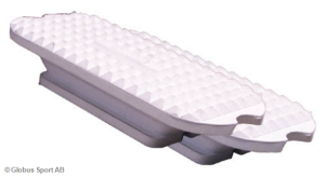 Stigbygelinlägg Globus Vit 120mm