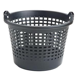Lövkorg 45l Svart Plast