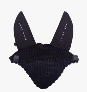 Ridhuva ''Keep calm and focus'' Svart