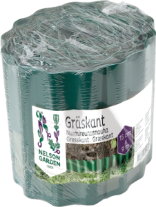 Gräskant 15cmx9m grön