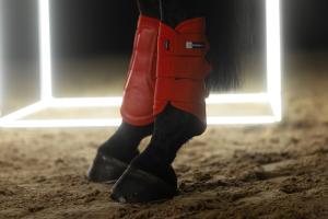 Benskydd Mesh Dynamic Poppy Red