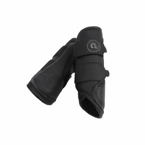 Benskydd Faux Leather Eskadron Platinum Svart