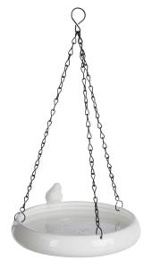 Vattenskål fågel hängande keramik 500ml