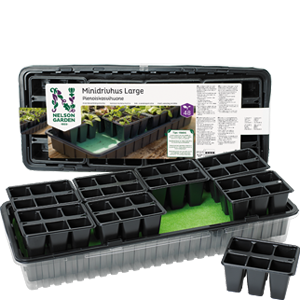 Drivhus L 57x24cm Självbevattnande