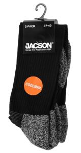 Strumpa Coolmax Svart/Grå 2- Pack