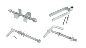 Beslagpaket t liten enkelgrind trä