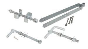 Beslagpaket t stor enkelgrind trä