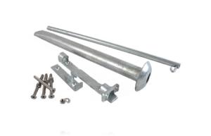 Skjutregel t trägrind m grindstopp