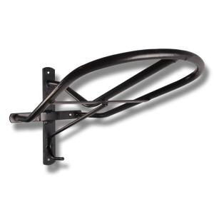 Sadelhängare Fast Plastad Metall Svart