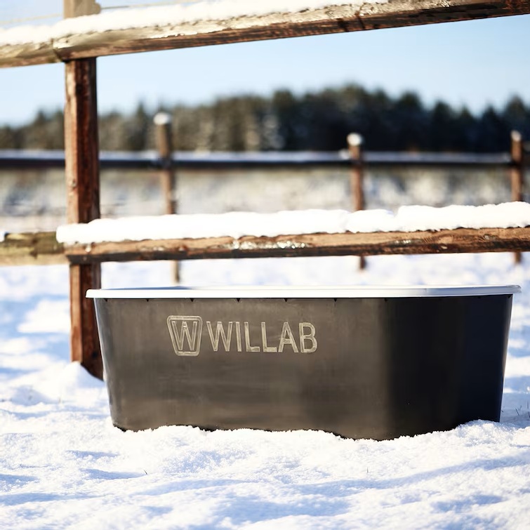 Värmebalja Willab Rektangulär Komplett 120L