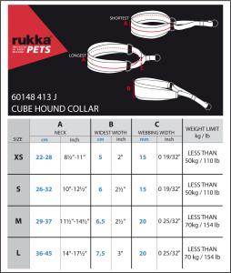 Hundhalsband Cube Hound Svart