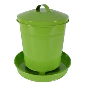 Foderautomat Gaun Plåt 4kg Grön