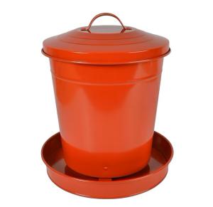 Foderautomat Gaun Plåt 6kg Röd