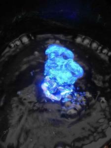 LED ring 6 dioder blå m transformator