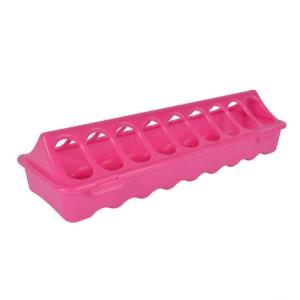 Fodertråg Plast 30cm Rosa