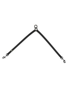 Koppelförlängning För 2 Hundar Svart