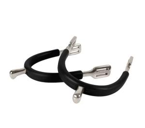 Sporrar Med Rem HS Gummiklädd Svart Junior Kula 15mm