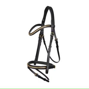 Träns Aachen HS Clincher Svart/Mässing