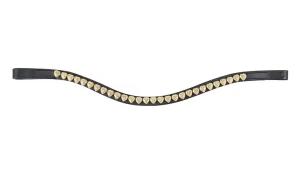 Pannband Hjärtan HS Svart