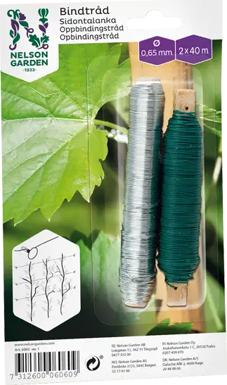 Bindtråd galvad grön 2*40m