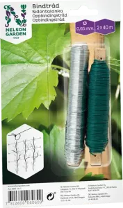 Bindtråd galvad grön 2*40m