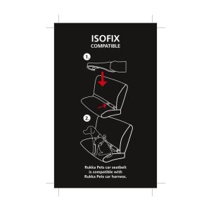 Bilbälte Isofix Rukka Svart