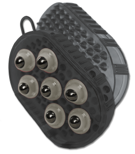 Groominghandske Gummi Svart Waldhausen