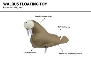 Hundleksak Valross Flytande Rukka