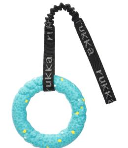Hundleksak Ring Turkos Rukka