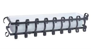 Balkonglåda komplett svart