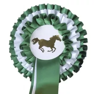 Prisrosett Grön/Vit