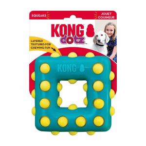 Hundleksak Kong Dotz Square Large