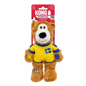 Hundleksak Kong Wild Knots Bear World Cup Sweden 26cm