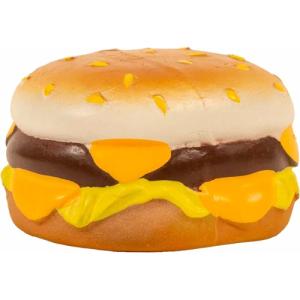 Hundleksak Burgare Latex 6,2x6,2x4cm