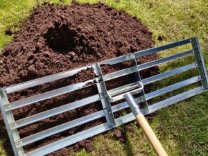 Dressraka rostfritt stål