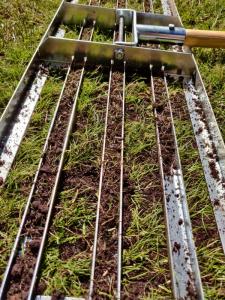 Dressraka rostfritt stål